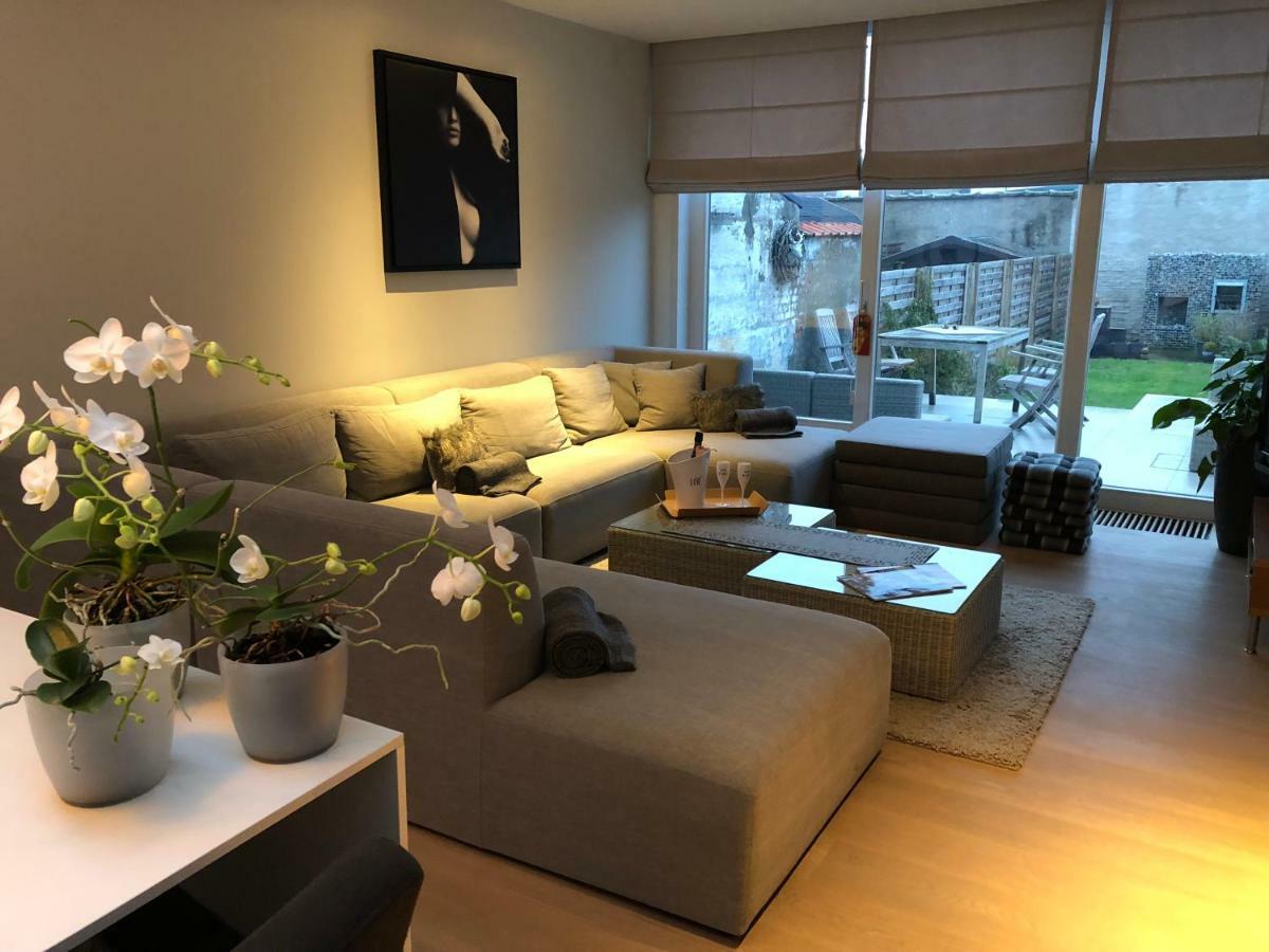 Home Bruges Cosy Comfort Modern Couple Privacy Walking Distance City Center Kitchen Terrace Garden 외부 사진